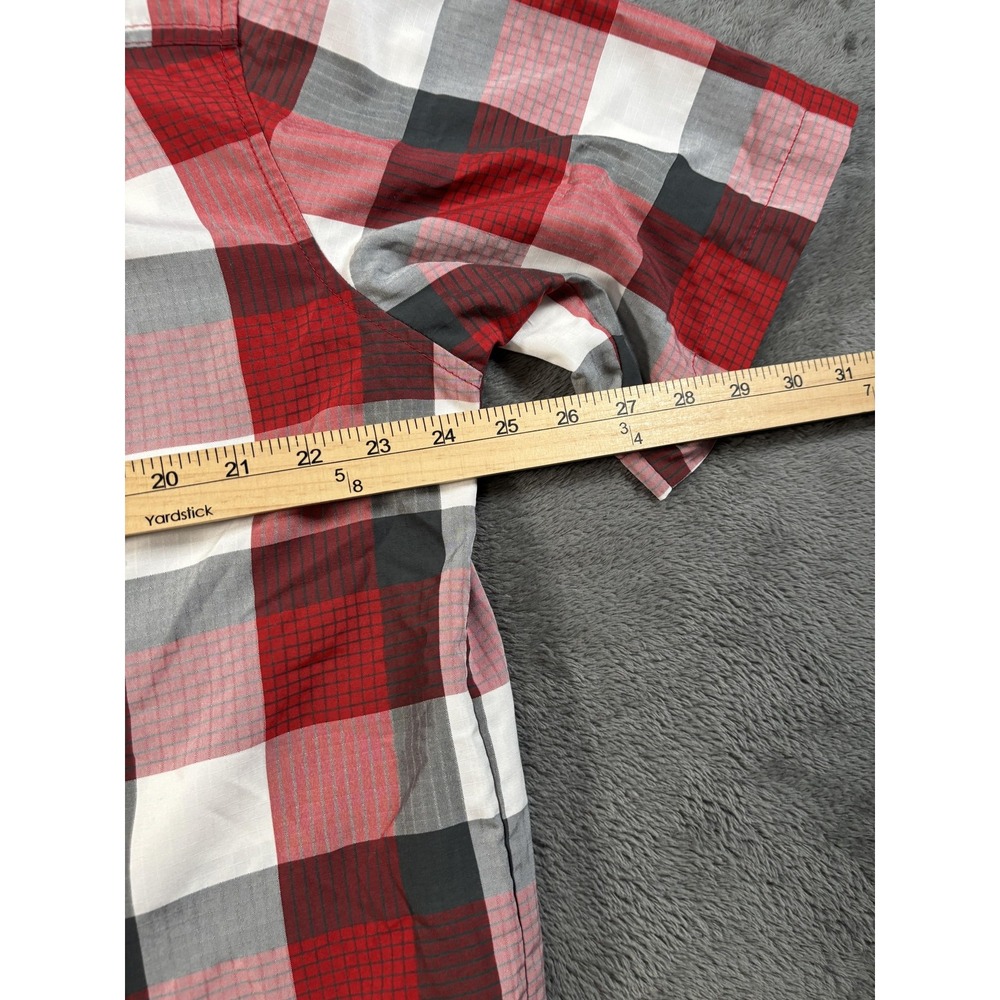 Orvis Shirt Mens XL Red Plaid Short Sleeve Button Up Lightweight Casual Outdoor - Picture 11 of 13